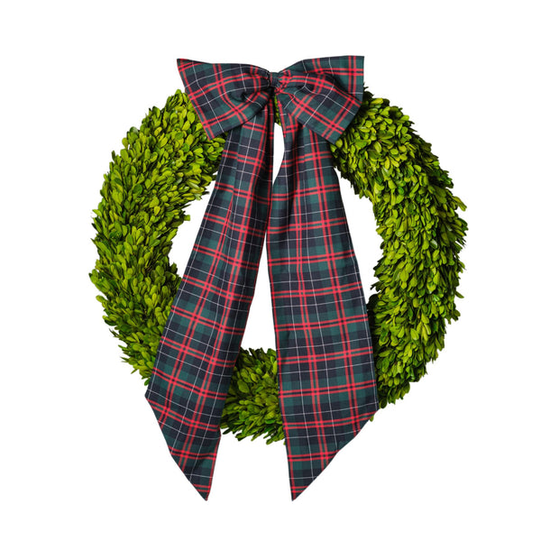 Christmas Tartan Oversized Bow