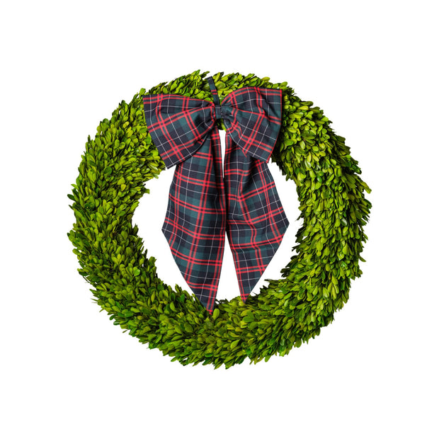 Christmas Tartan Oversized Bow