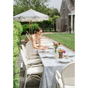 Woven Scallop Denim Placemat - Set of 4