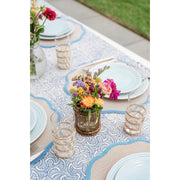 Woven Scallop Denim Placemat - Set of 4