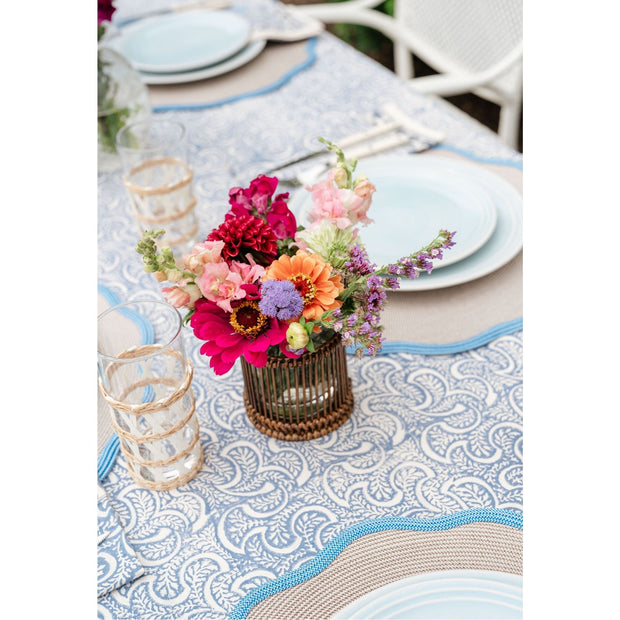 Cabo Rattan Hurricane/ Vase