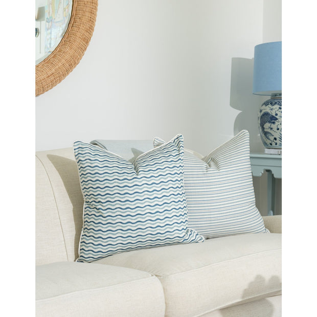 River Stripe Decorative Pillow with Insert