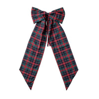 Christmas Tartan Oversized Bow