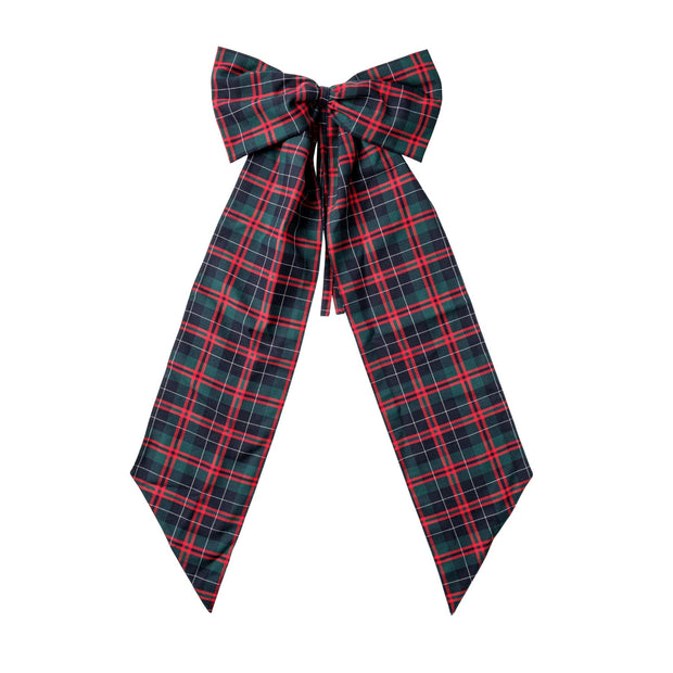 Christmas Tartan Oversized Bow