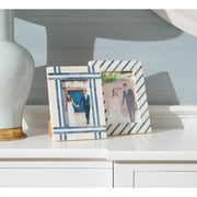 Hatteras Stripe Bone Photo Frame