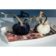 Halloween Village Bamboo Serving Tray