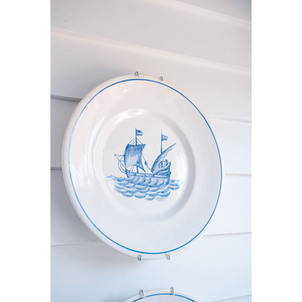 Bateau Hand Painted Dinner Plate