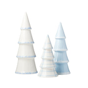 Coastal Ceramic Tree Grove - Set of 3