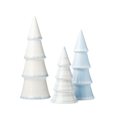 Coastal Ceramic Tree Grove - Set of 3