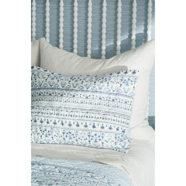 Woven White King Euro with Insert by John Robshaw