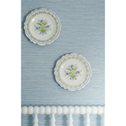 Sea Mist Faux Grasscloth Vinyl Wallcovering