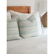 Surf Stripe Decorative Pillow with Insert