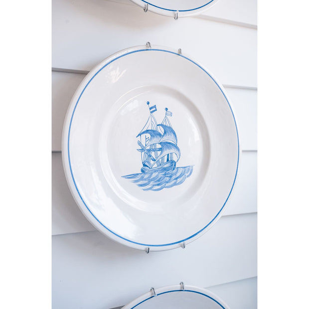 Bateau Hand Painted Dinner Plate