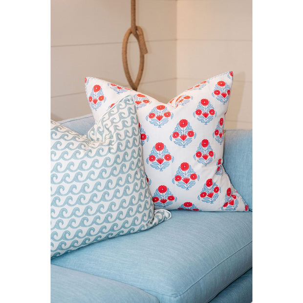 Swell Decorative Pillow in Mist with Insert