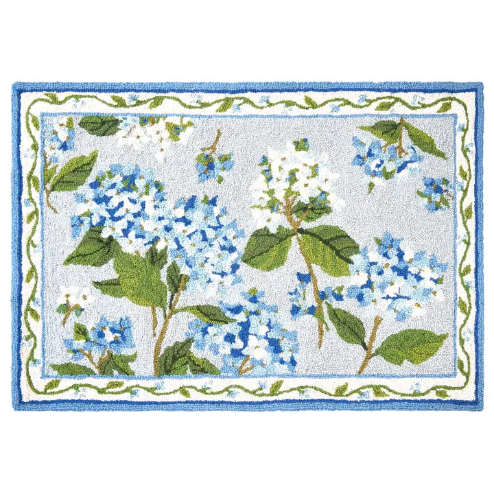 Hydrangea Hook Rug