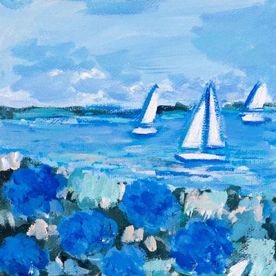 Blue Hydrangeas Summer II - Mini