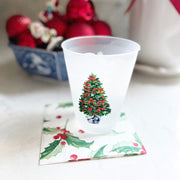 Christmas Tree Shatterproof Cups