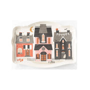 Halloween Village Bamboo Serving Tray