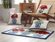 Holiday Chinoiserie Hook Rug