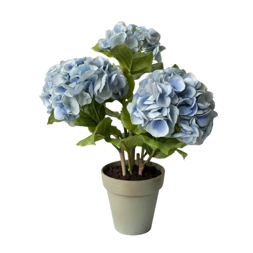Faux Hydrangea Plant