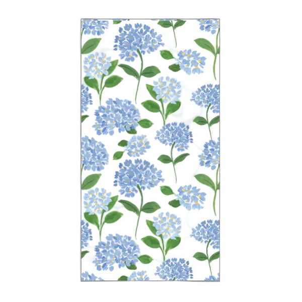 Blue Hydrangea Guest Towels - Set of 2