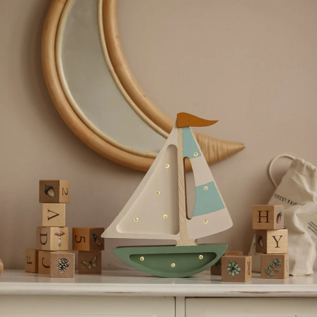 Mini Sailboat Lamp