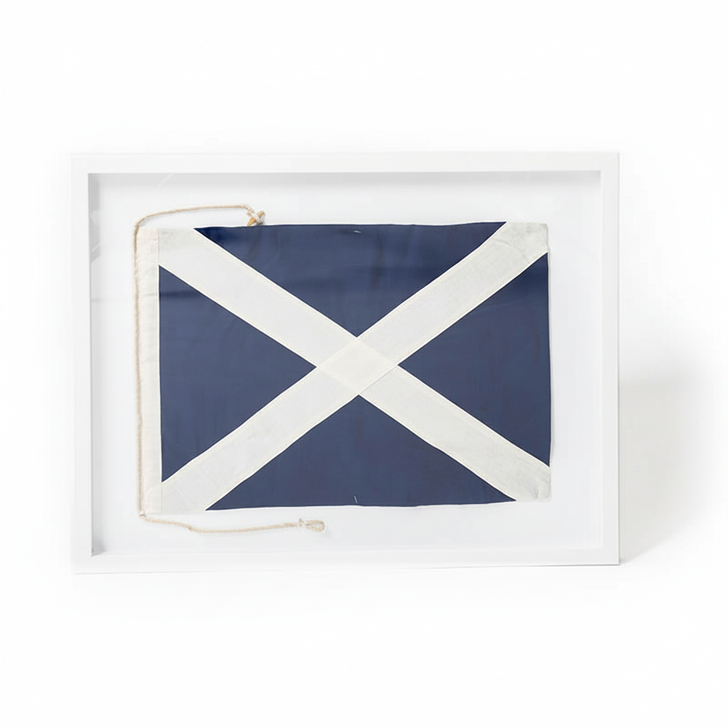 Nautical Signal Flag Framed Art - Mike