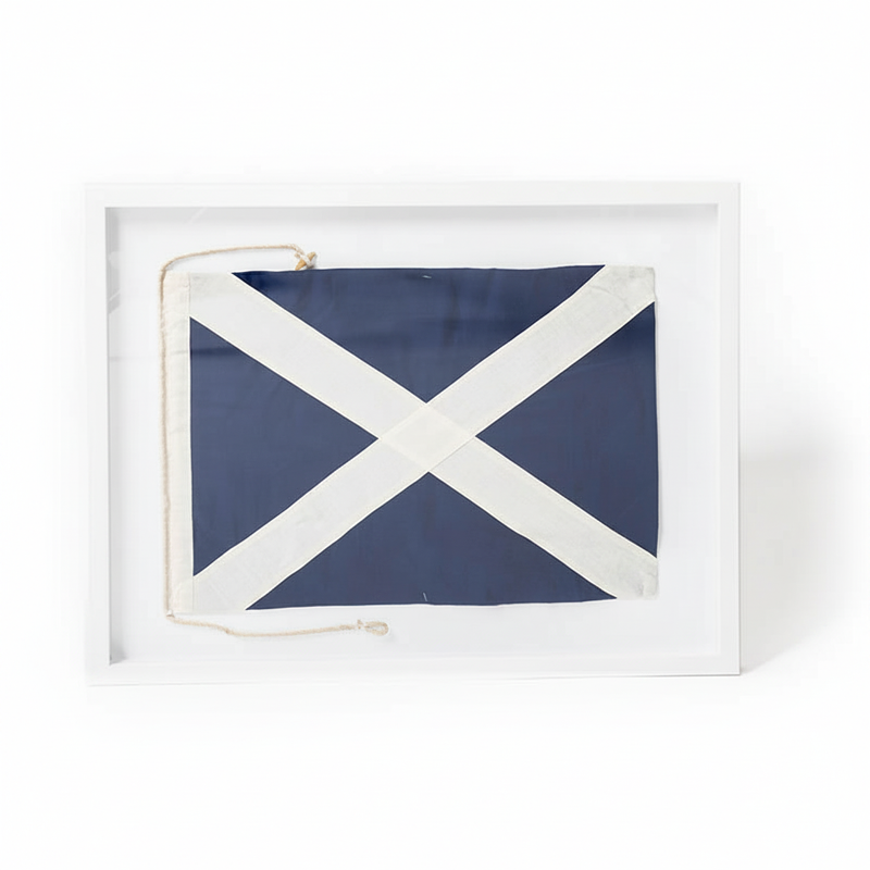 Mike Flag - White Frame, No Glare, Straightened