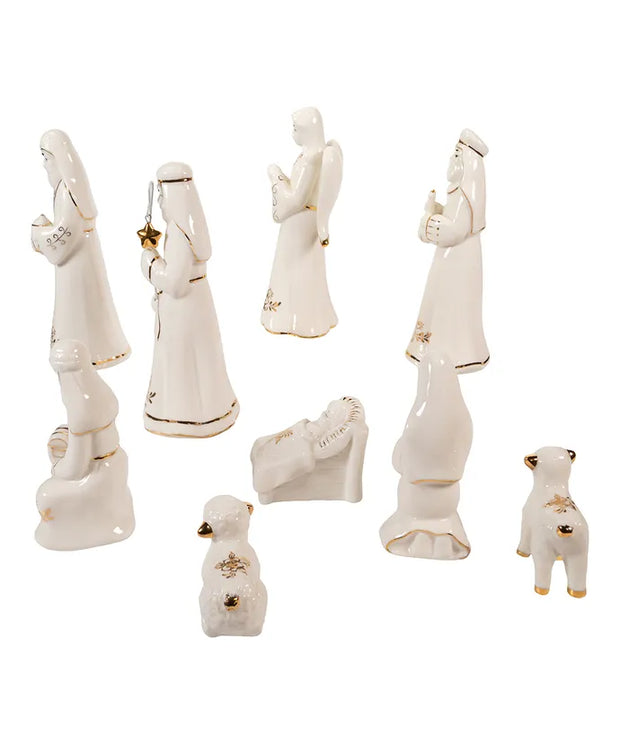 Gilded Nativity Set