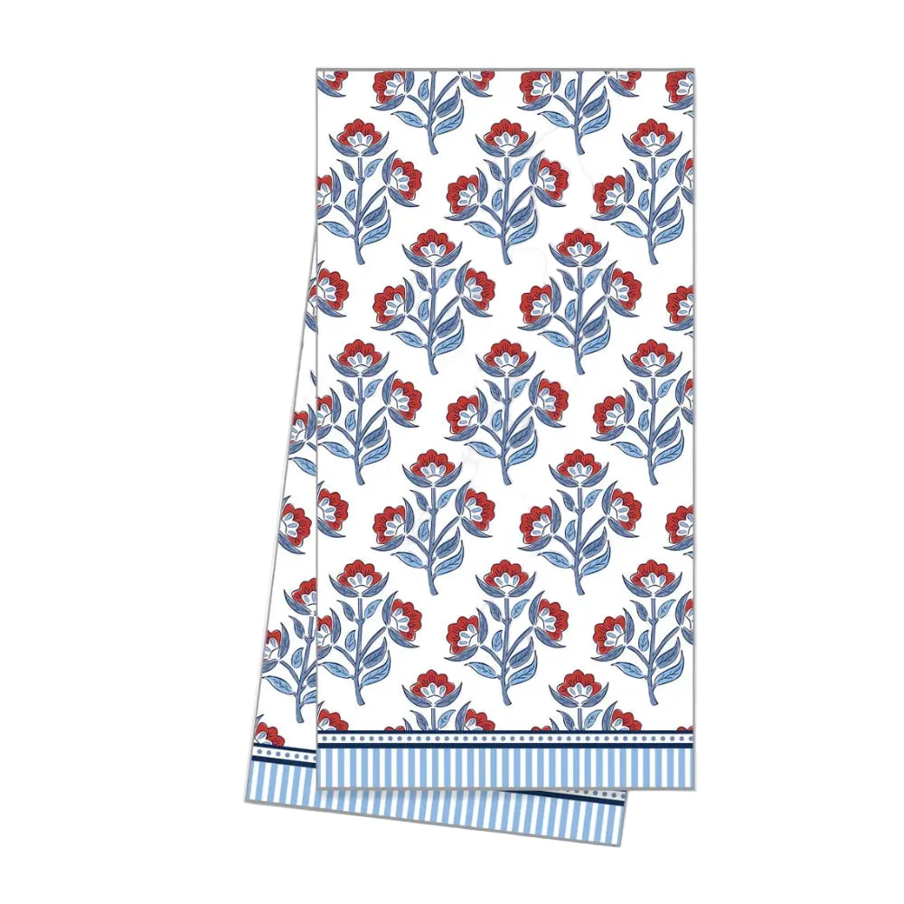 Summer Floral Tea Towel