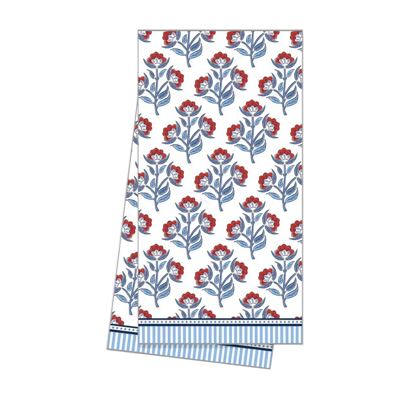 Summer Floral Tea Towel