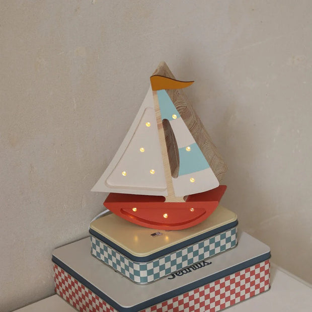 Mini Sailboat Lamp