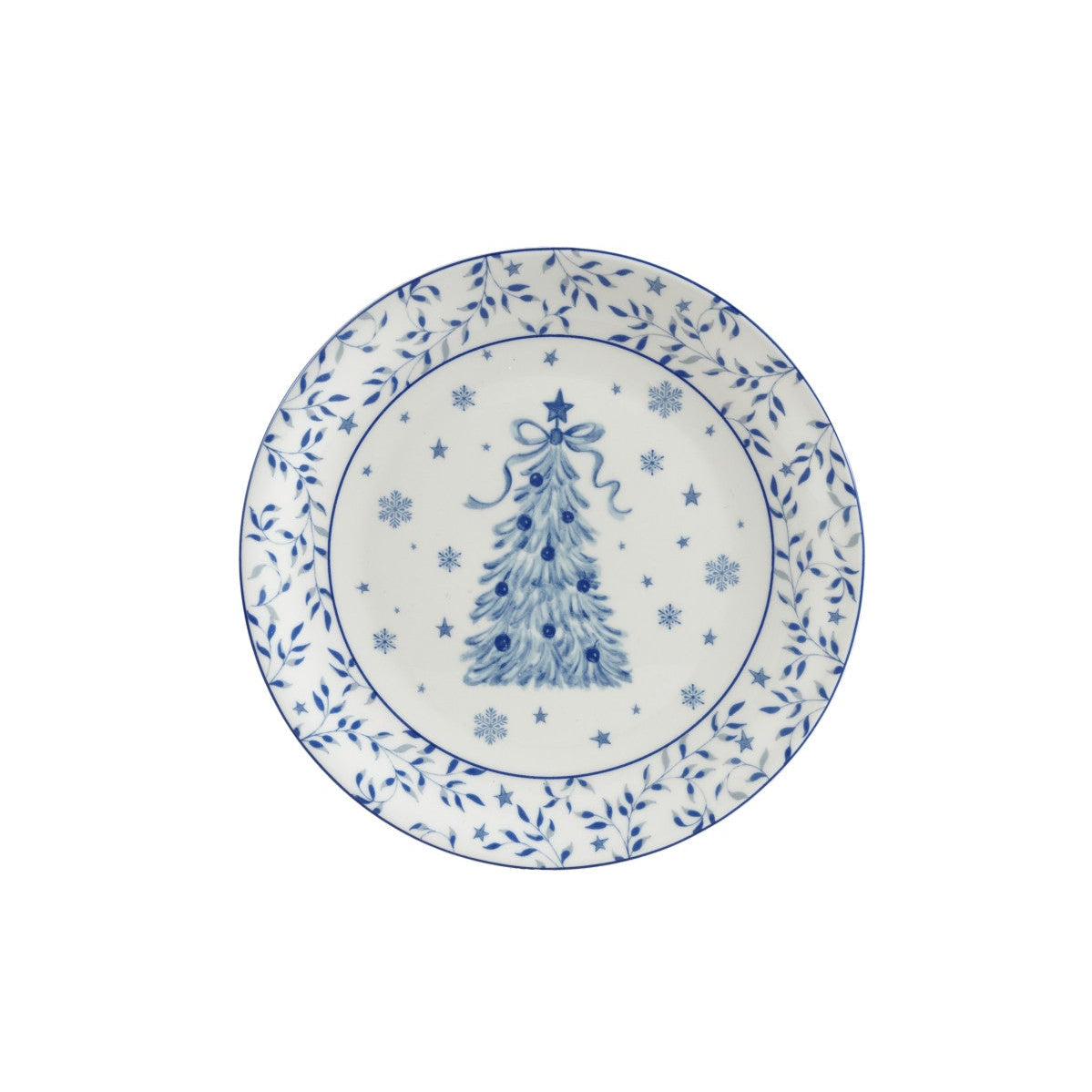 Coastal Christmas Tree Plate - Set of 2