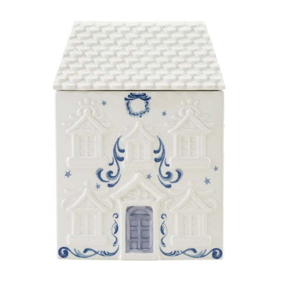 Home for Christmas Cookie Jar