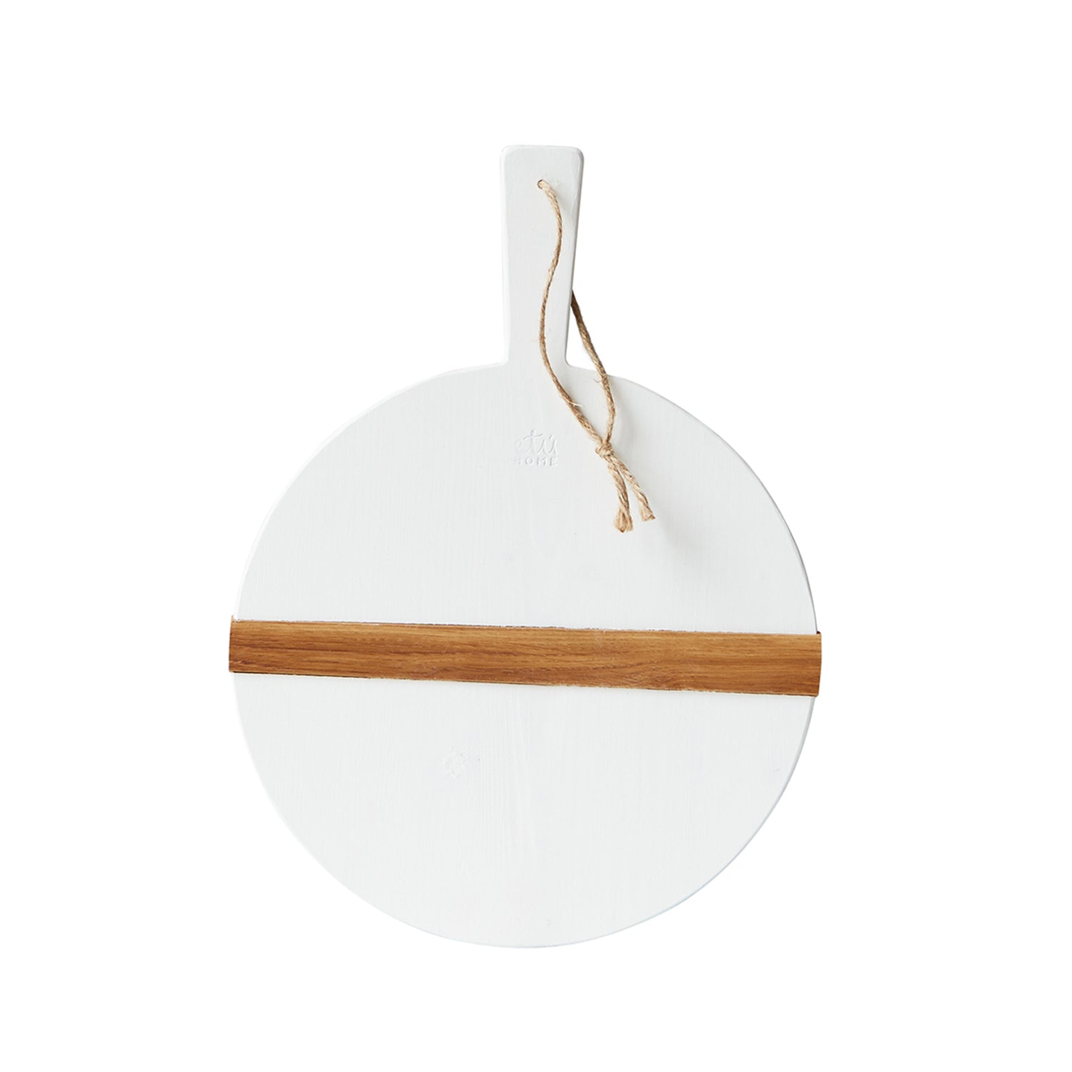 Petite Round Charcuterie Board - White