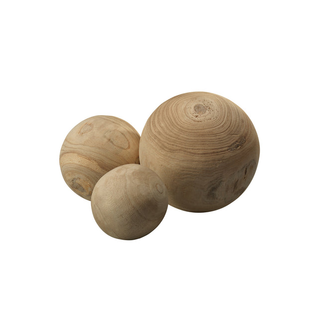 Malibu Wood Spheres