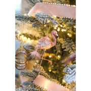 Jeweled Florida Flamingo Ornament