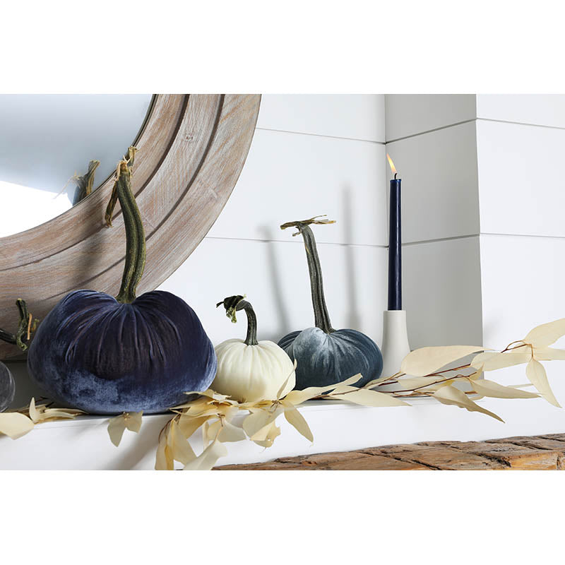 Navy Blue Taper Candles Cailini Coastal