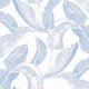Banana Palms Blue Wallpaper Swatch