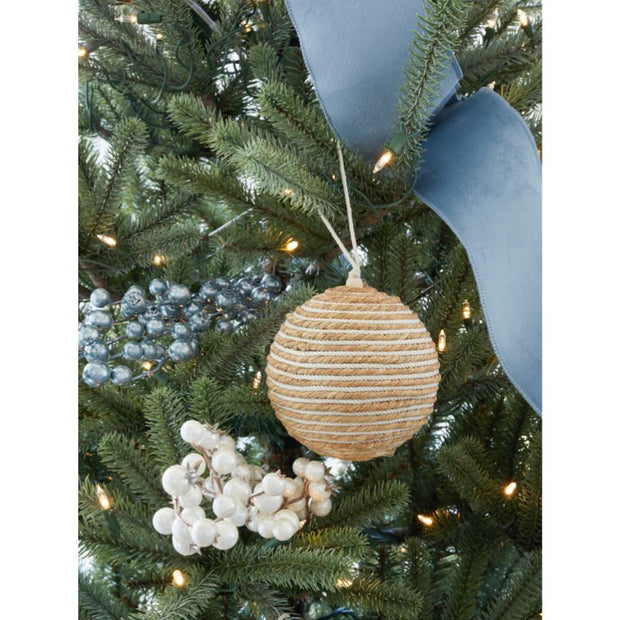 Woven Jute Ornament - Set of 3