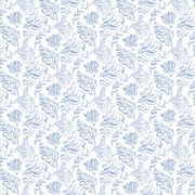 Nantucket Blue Wallpaper Swatch by Victoria Larson for Cailini Coastal