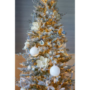 Winter White Orb Ornament - Set of 3