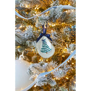 Christmas Tree Gilded Oyster Shell Ornament