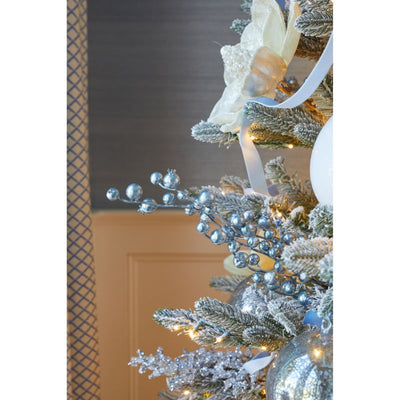Pewter Berry Tree Stem - Set of 12