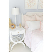 Beaufort Body Pillow with Insert in White by Pom Pom at Home