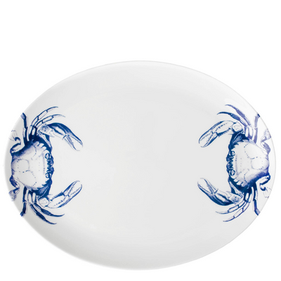 Blue Crab Oval Platter