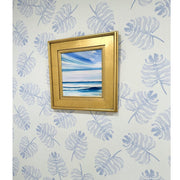 Monstera Blue Wallpaper