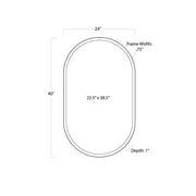 Rye Mirror - Natural Brass