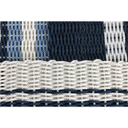 Exclusive Nautical Rope Doormat - Navy & Fog Gray Stripe