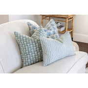 Whitehaven Linen Pillow with Insert - Azure Blue